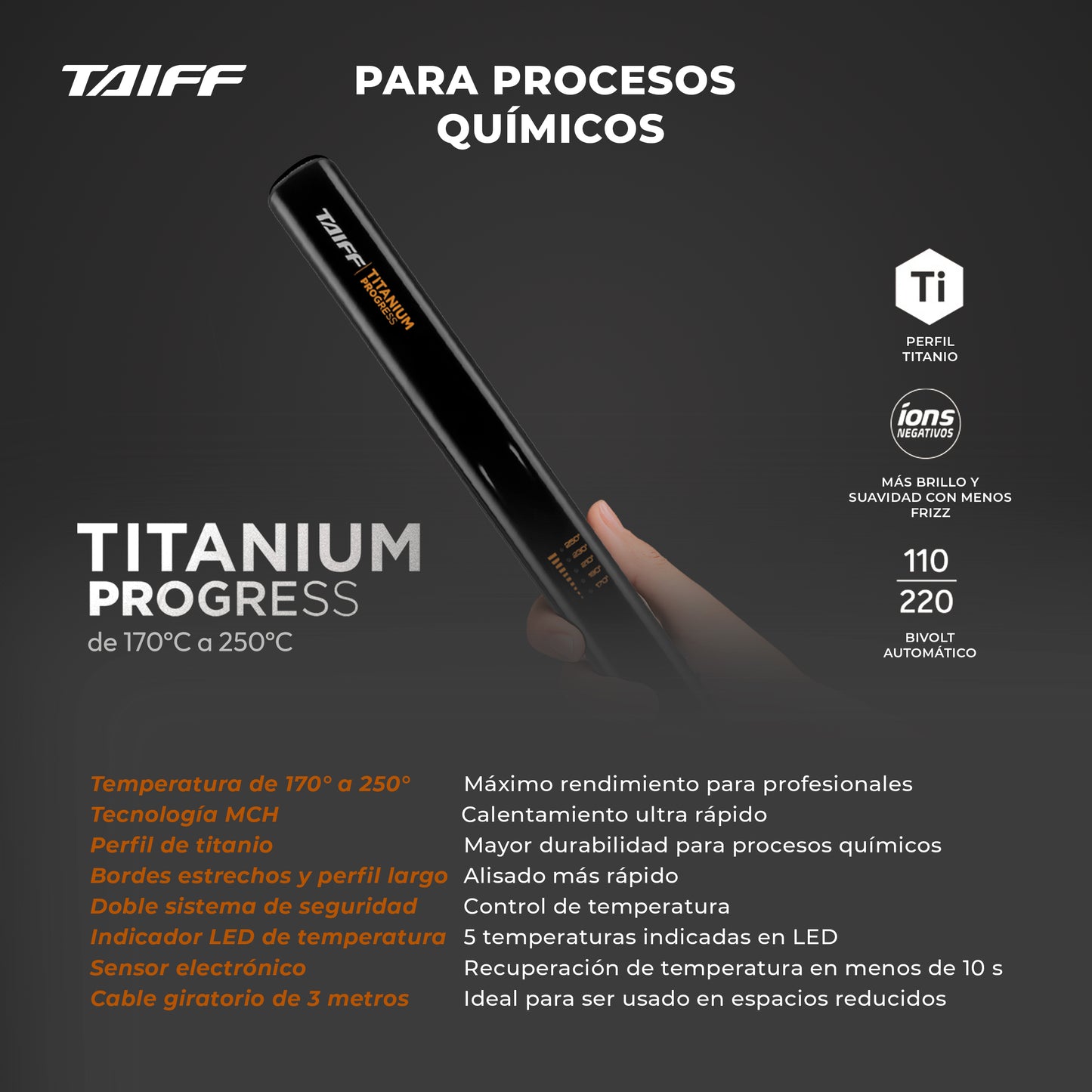 Plancha Titanium Progress